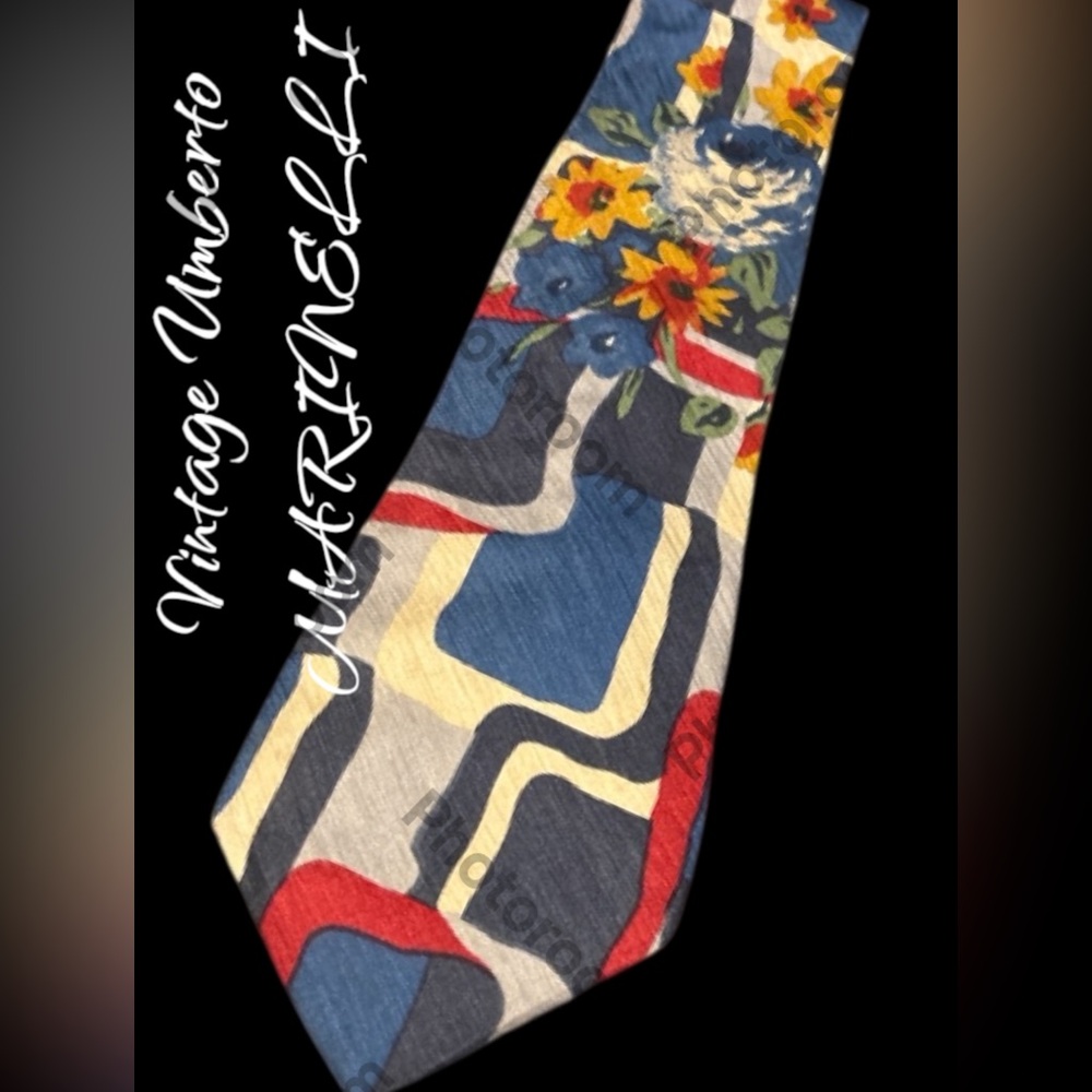Umberto Marinelli Italian Designer Neck Tie 100% Silk